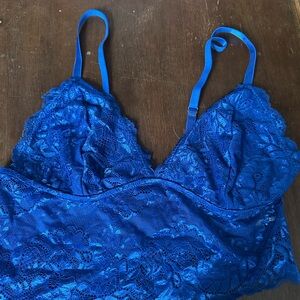 Elegant Blue Lace top